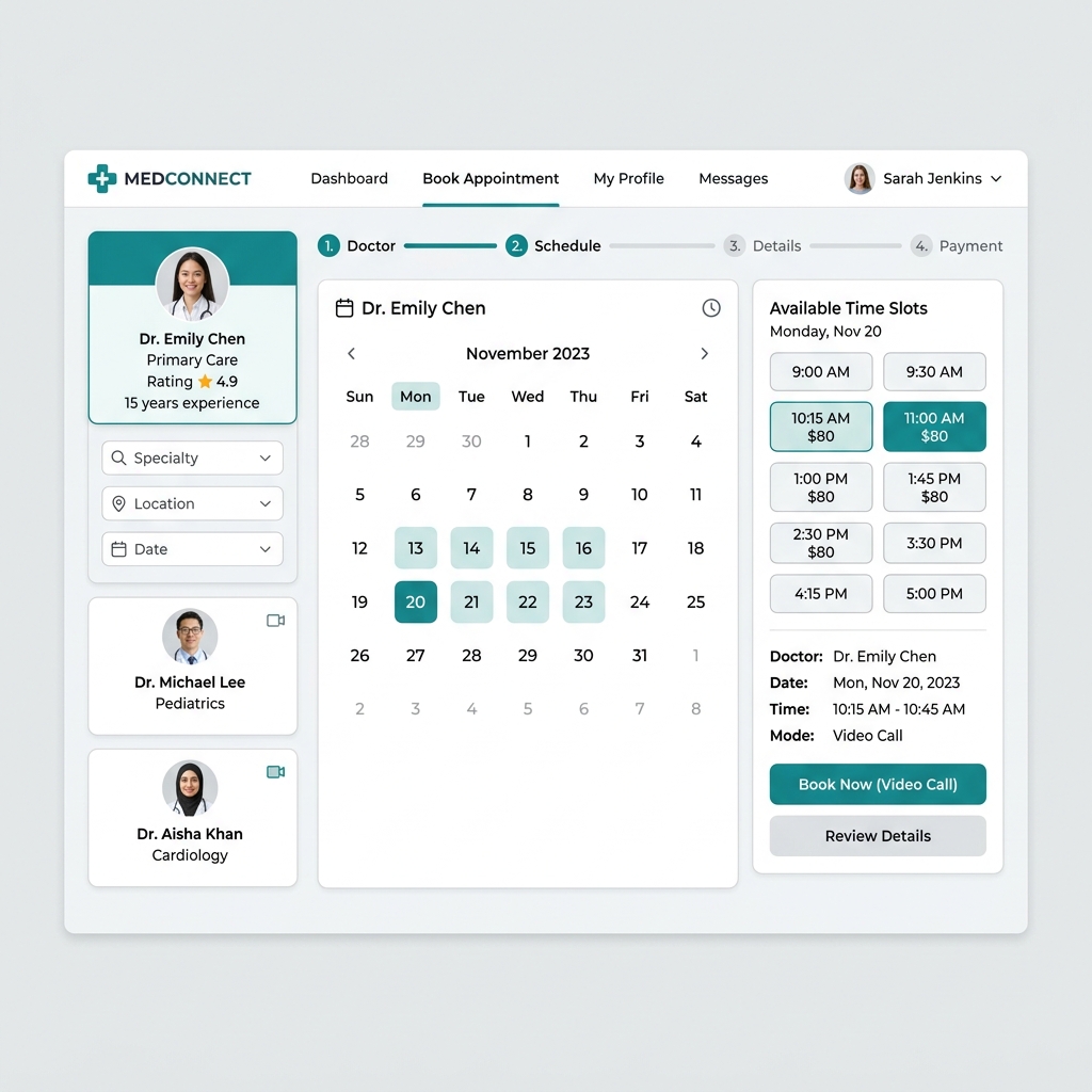 Healthcare Scheduling Portal