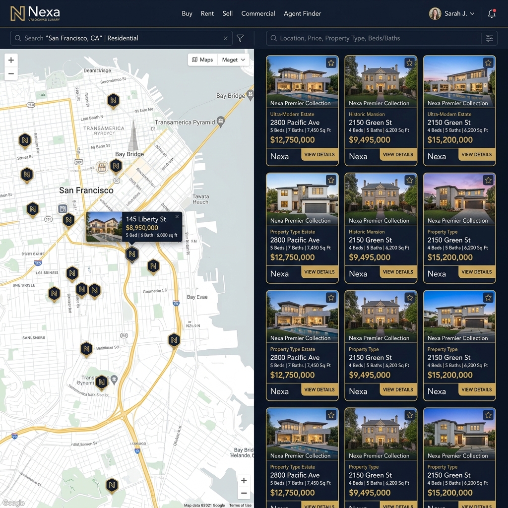 Nexa Real Estate Map Engine